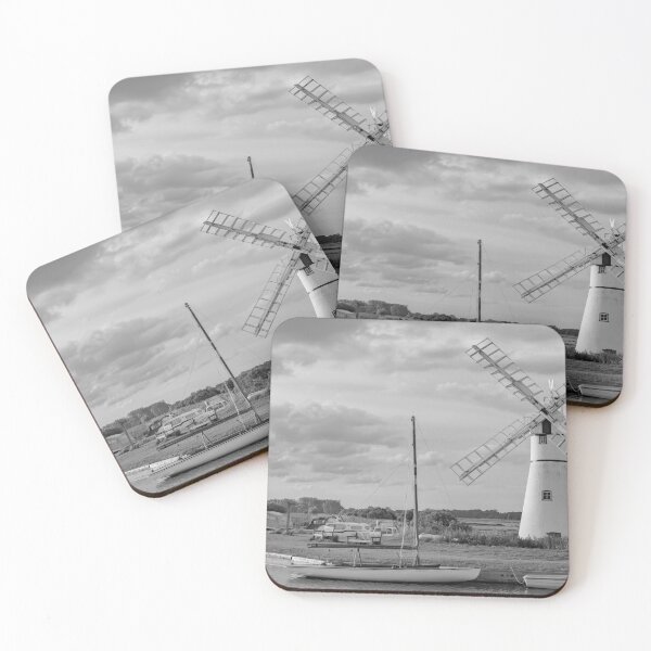 Item preview, Thurne Mill on the riverbank of Thurne Mouth in the Norfolk Broads National Park designed and sold by yackers1.