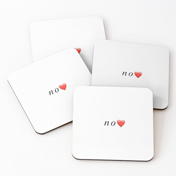 Item preview, no with heart emoji designed and sold by viltemay.