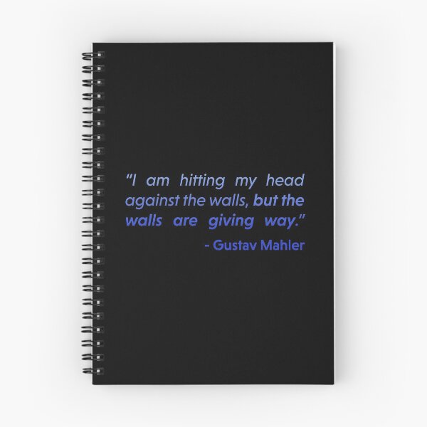 Item preview, Gustav Mahler Classical Composer Music Quote designed and sold by JeanSzB.