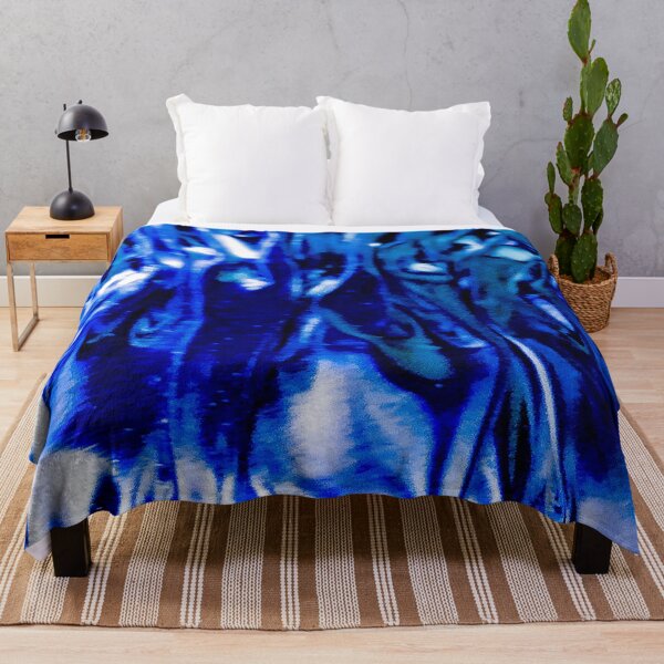 Item preview, Blue Aluminum Foil Pan Pattern designed and sold by wildjellybeans.