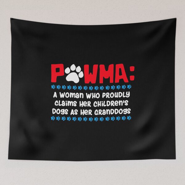 Item preview, Pawma Definition Design für eine Oma von niedlichen Hunden print designed and sold by AYDreamers.