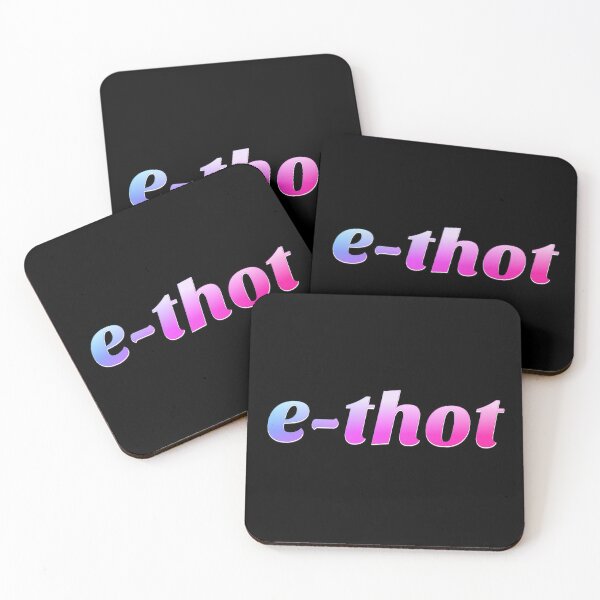 Item preview, e-thot Pink/Blue designed and sold by DWaffleDesigns.