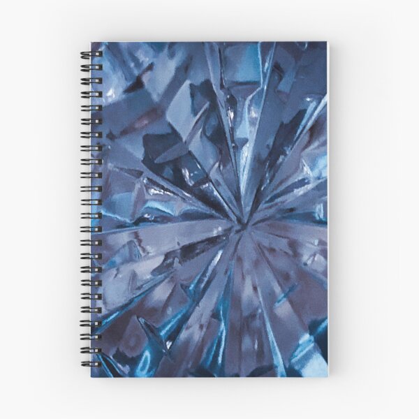Item preview, Blue Winter Glass Crystal Pattern designed and sold by wildjellybeans.