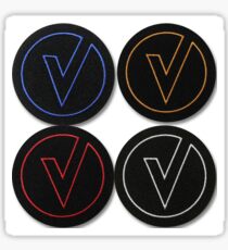 The Vamps Logo Multi coloured Sticker