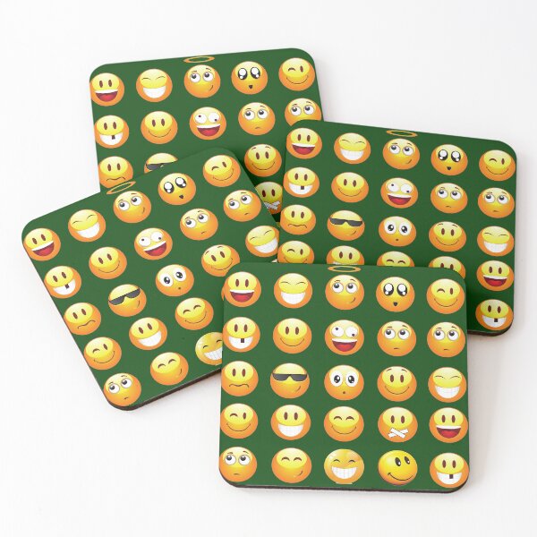 Item preview, dark green emoji designed and sold by Gossip Rag.
