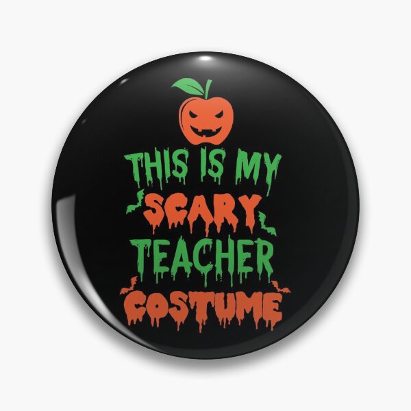 Item preview, Funny Pumpkin Scary Teacher Costume Design for Halloween graphic designed and sold by AYDreamers.