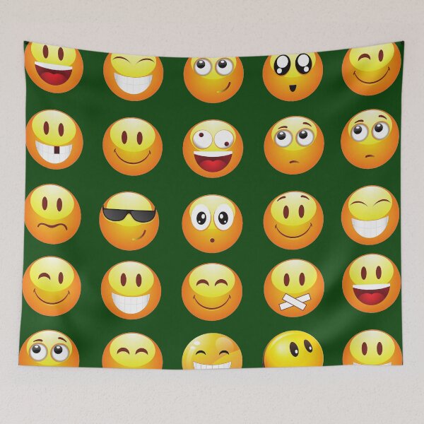 Item preview, dark green emoji designed and sold by Gossip Rag.