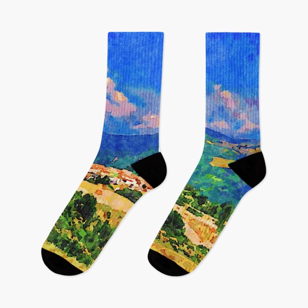 Item preview, Borrello: landscape with pink clouds designed and sold by Giuseppe Cocco.