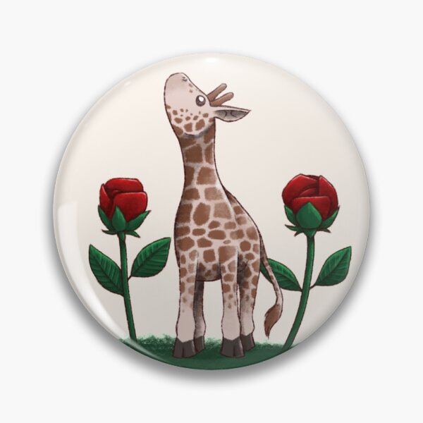 Item preview, Giraffe and Rose Buds designed and sold by Hylli.