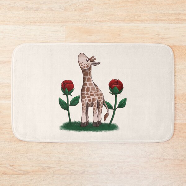 Item preview, Giraffe and Rose Buds designed and sold by Hylli.