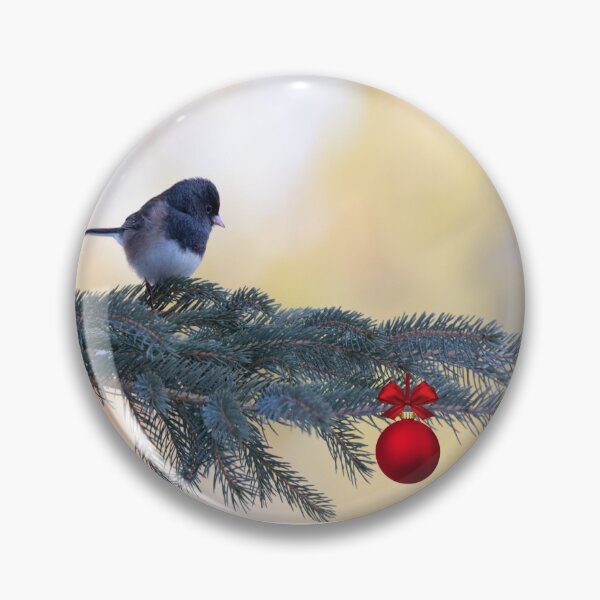 Item preview, Snow Bird and Ornament on an Evergreen Tree designed and sold by ALifeSavored.