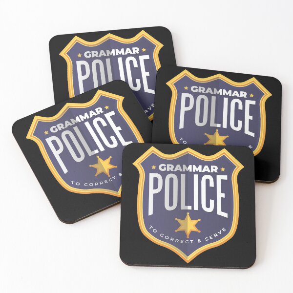 Item preview, Grammar Police designed and sold by DavinciStore21.
