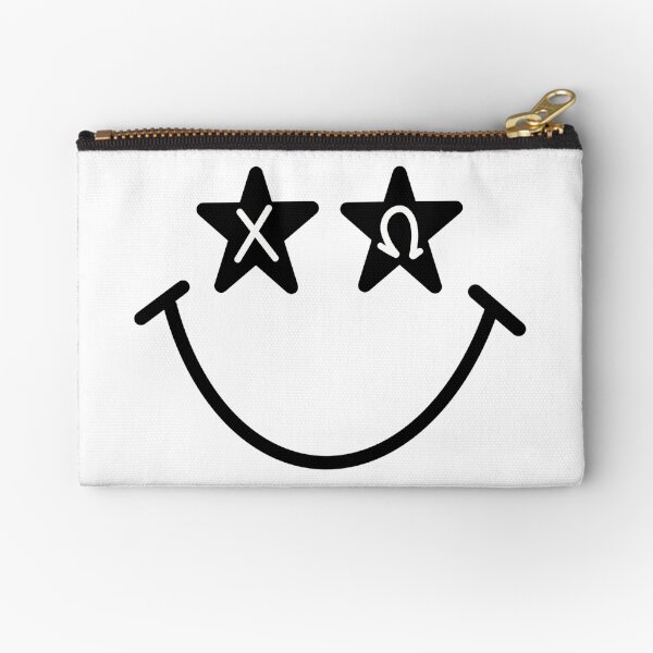 chi omega starry eyed smiley Zipper Pouch