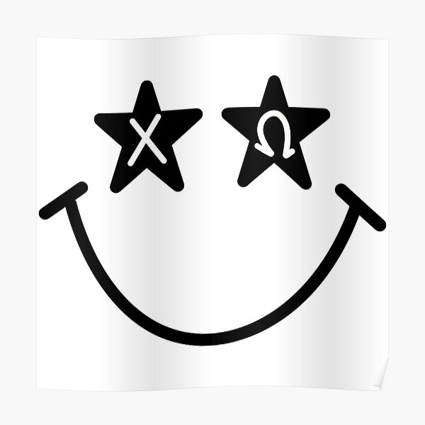 chi omega starry eyed smiley Poster
