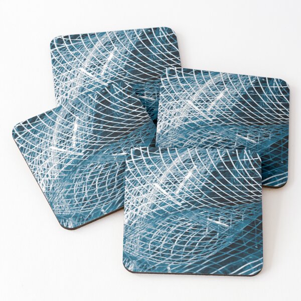Item preview, Blue Plastic Mesh Pattern  designed and sold by wildjellybeans.