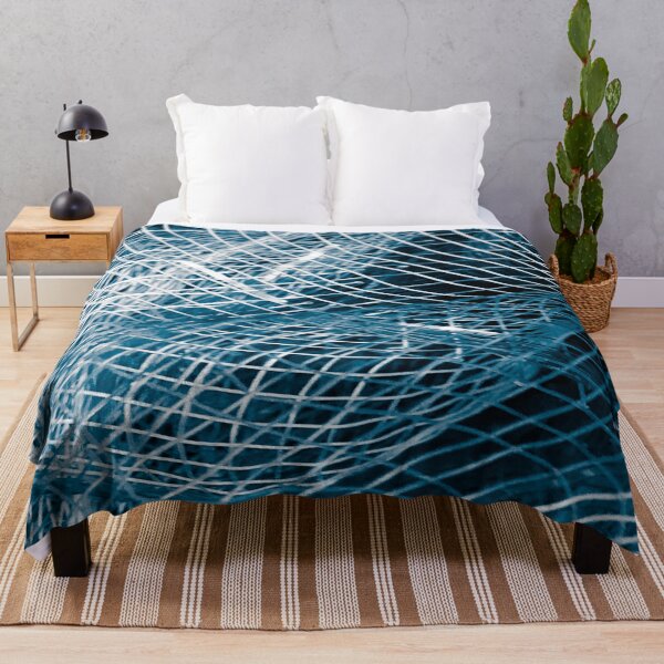 Item preview, Blue Plastic Mesh Pattern designed and sold by wildjellybeans.