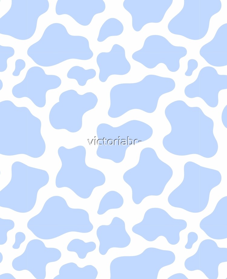 blue cow print! iPad Case & Skin for Sale by victoriabr