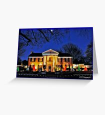 Moon Graces Graceland Greeting Card