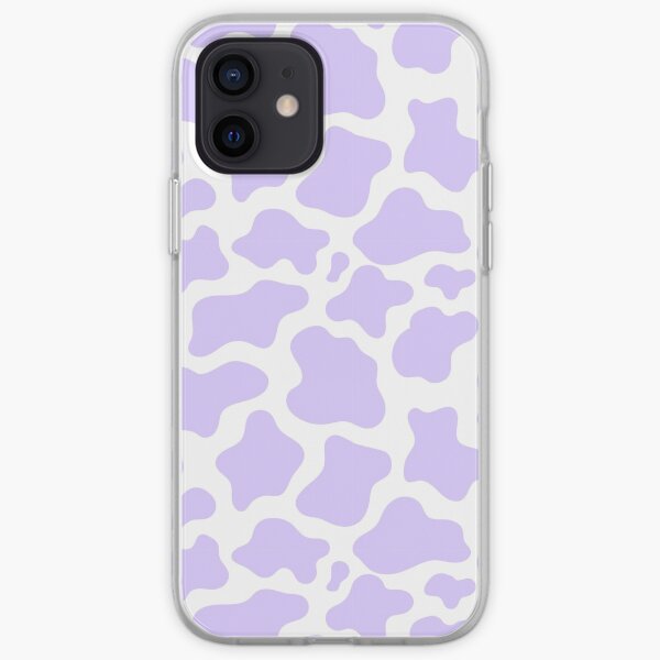 impresión de vaca púrpura! Funda blanda para iPhone