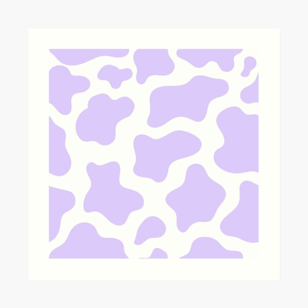 purple cow print! Metal Print for Sale by victoriabr