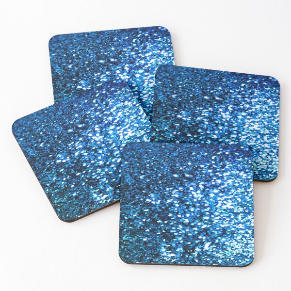 Item preview, Blue Glitter Pattern designed and sold by wildjellybeans.