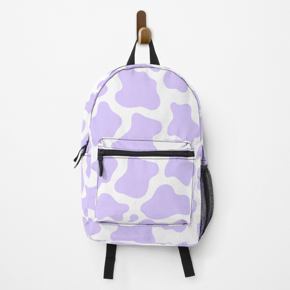 purple cow print! Backpack