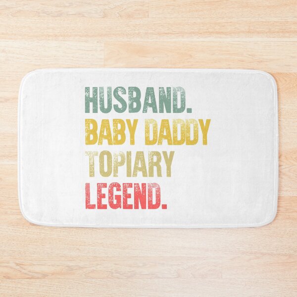 Item preview, Funny Men Vintage T Shirt Husband Baby Daddy Topiary Legend designed and sold by Bendthetrend.