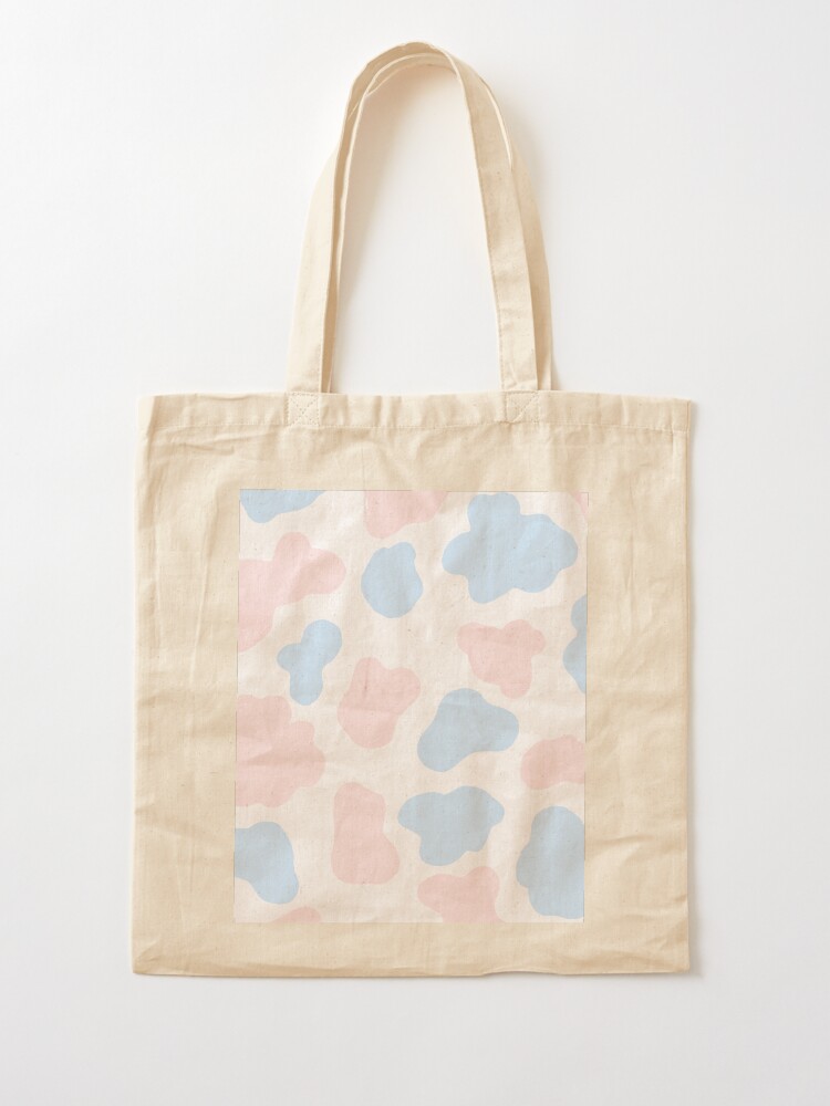 Pastel aesthetic outlet canvas tote bag