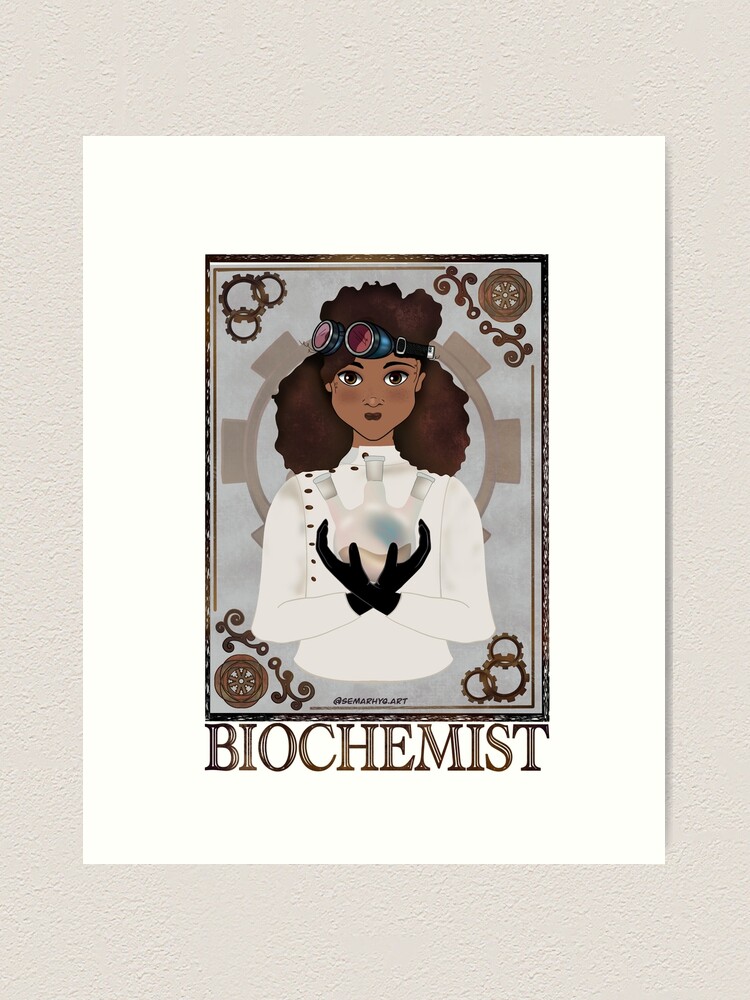 Alternate view of Biochemist (STEAMpunk Art) Art Print