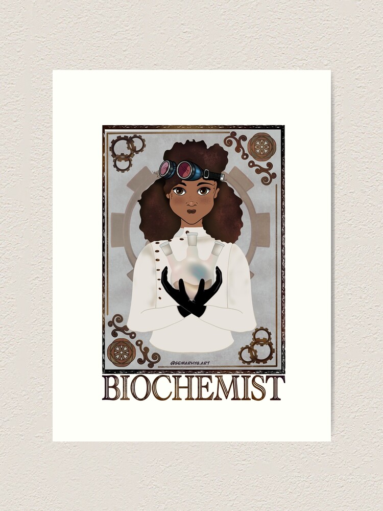 Alternate view of Biochemist (STEAMpunk Art) Art Print