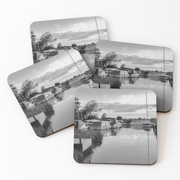 Item preview, Boats moored in Thurne Dyke, Norfolk designed and sold by yackers1.