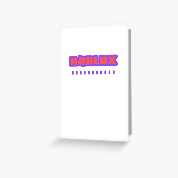Roblox Tutorial Greeting Cards Redbubble - aesthetic background purple roblox logo