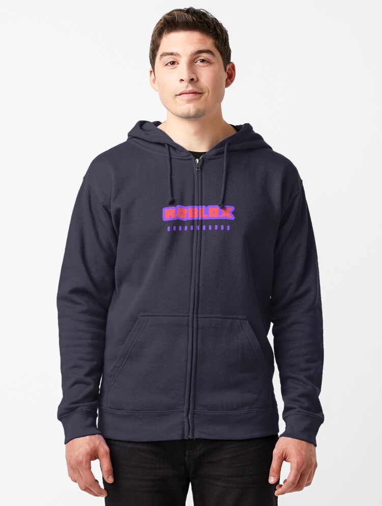 Roblox Zipped Hoodie By Dana1403 Redbubble - sleeveless purple hoodie roblox