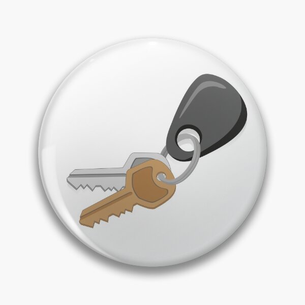 Item preview, Icon, object illustration, key with key chain. keyring designed and sold by LucianoCosmo.
