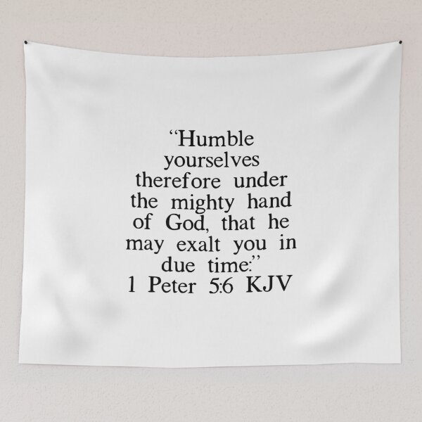 Item preview, 1 Peter 5:6 KJV designed and sold by IBMClothing.