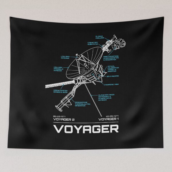 Item preview, Voyager Space Probe Schematic designed and sold by darkskygear.