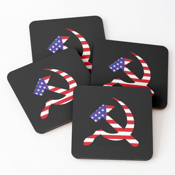 Item preview, Hammer & Sickle - USA designed and sold by Smiling-sam.
