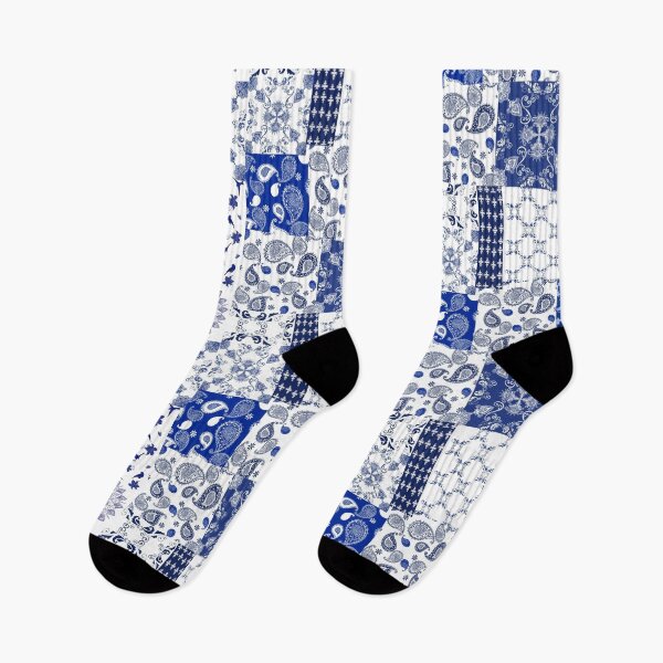 Item preview,  Blue willow,tribal boho patchwork pattern designed and sold by MariaMarinova.