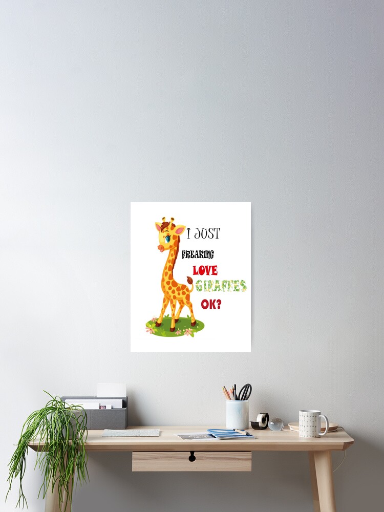Funny I Freaking Love Giraffes T-Shirt Giraffes Lovers Gift Funny I Freaking Love Giraffes T-Shirt Giraffes Lovers Gift