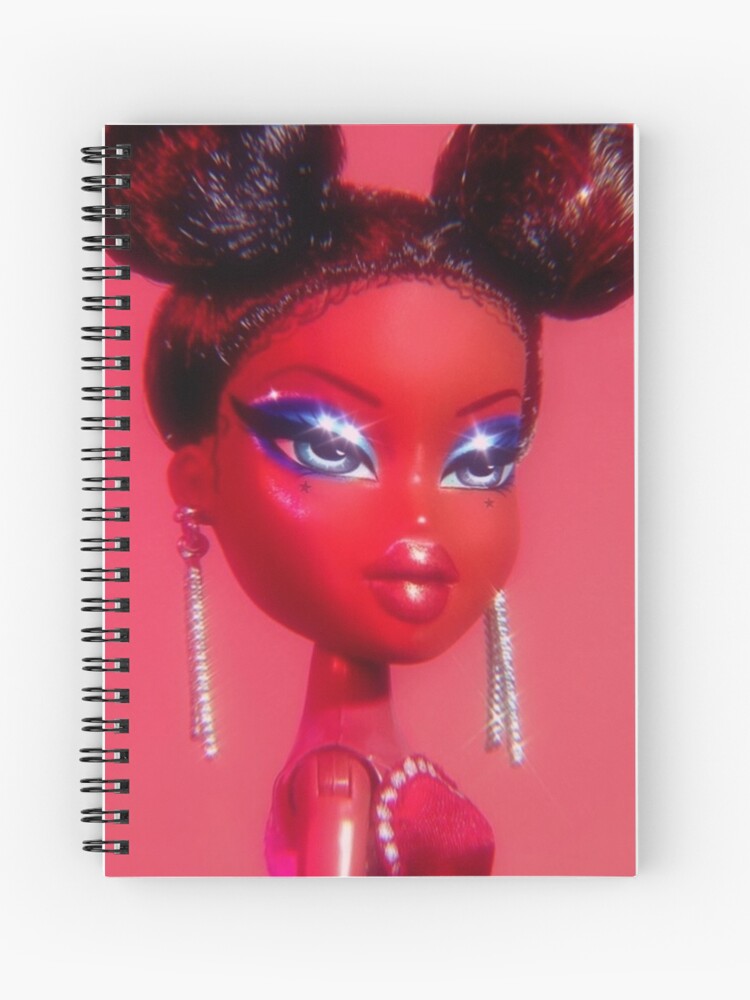 black bratz doll aesthetic y2k | Spiral Notebook