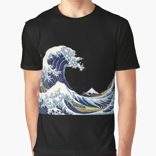 Great Wave Off Kanagawa Hokusai Wave Meaning, Japanese Wave Graphic T-Shirt