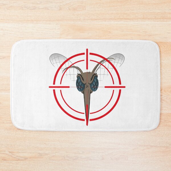 Item preview, Nature, Mosquito with stilt sights signal or target, Front head. Ideal for informational and institutional related sanitation and care designed and sold by LucianoCosmo.