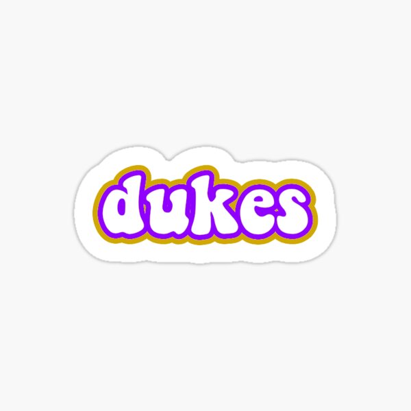 Vista previa del artículo con la obra «duques», diseñado y vendido por the stickergirlll.