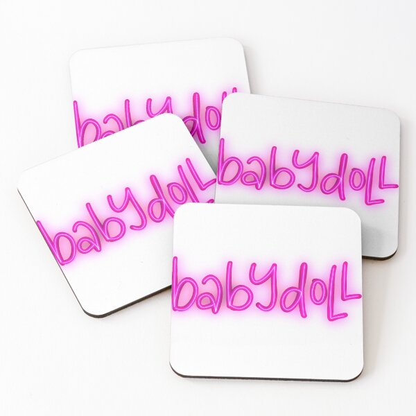 Item preview, Babydoll Neon Calligraphy designed and sold by calligraphallee.