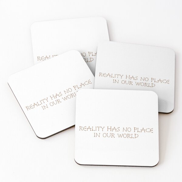 Item preview, Reality has no place in our world  designed and sold by Tommiestickershop.