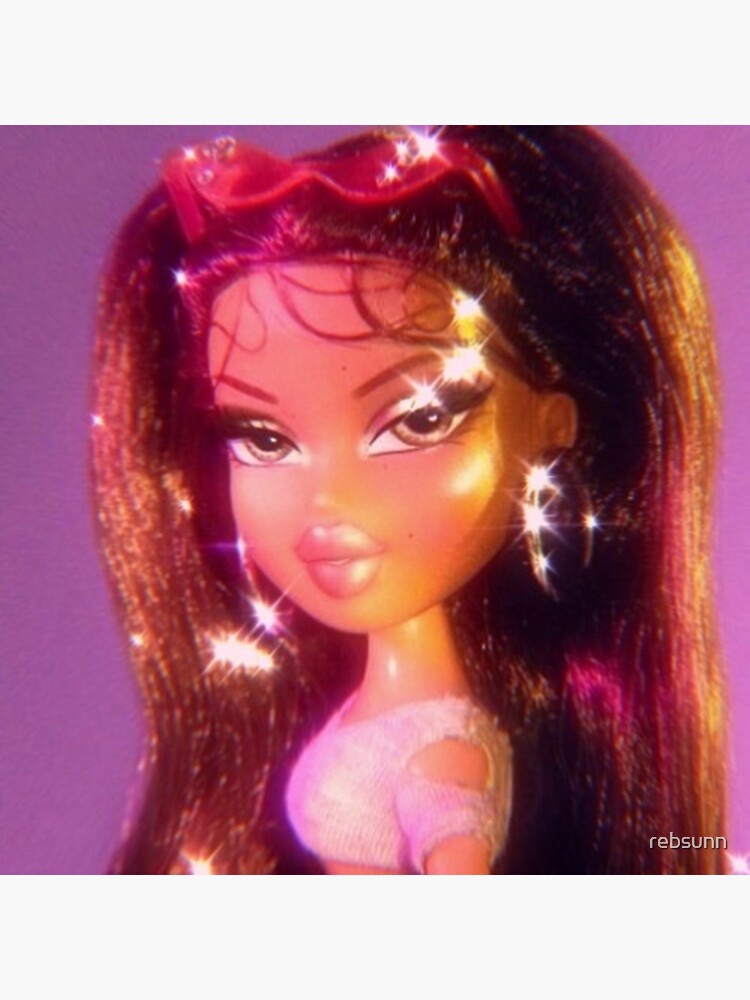 Y2K AESTHETIC PINK BRATZ DOLL Acrylic Block for Sale by Angela