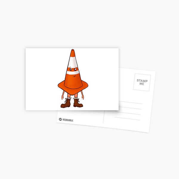 Traffic Cone Stationery Redbubble - purple traffic cone roblox