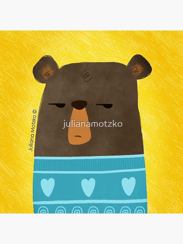 Skeptical Bear by julianamotzko