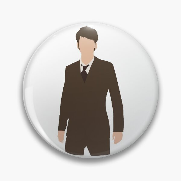 Item preview, 10th Doctor line art V1 designed and sold by TreeSappy.