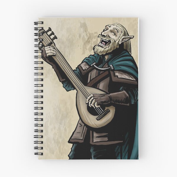 Item preview, Hrilligho Half Elf Bard designed and sold by Dungeonmusings.